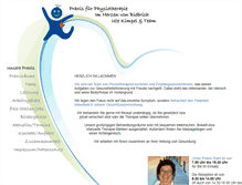 Tablet Screenshot of physiotherapie-kimpel.de